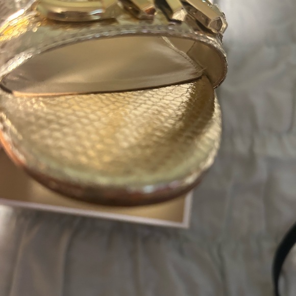 Michael Kors Gold Sandals - Picture 8 of 9